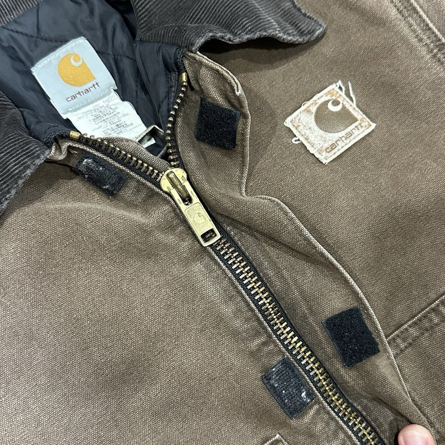 Vintage Carhartt J22 CHT Chestnut Brown Arctic Jacket Size Small