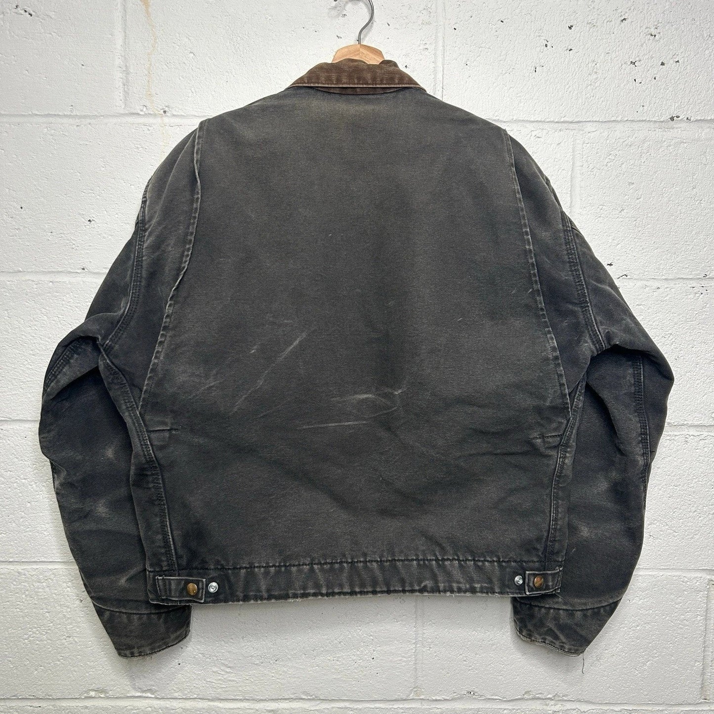 Y2K Carhartt Blanket-Lined Detroit Jacket “Black” J97 BLK