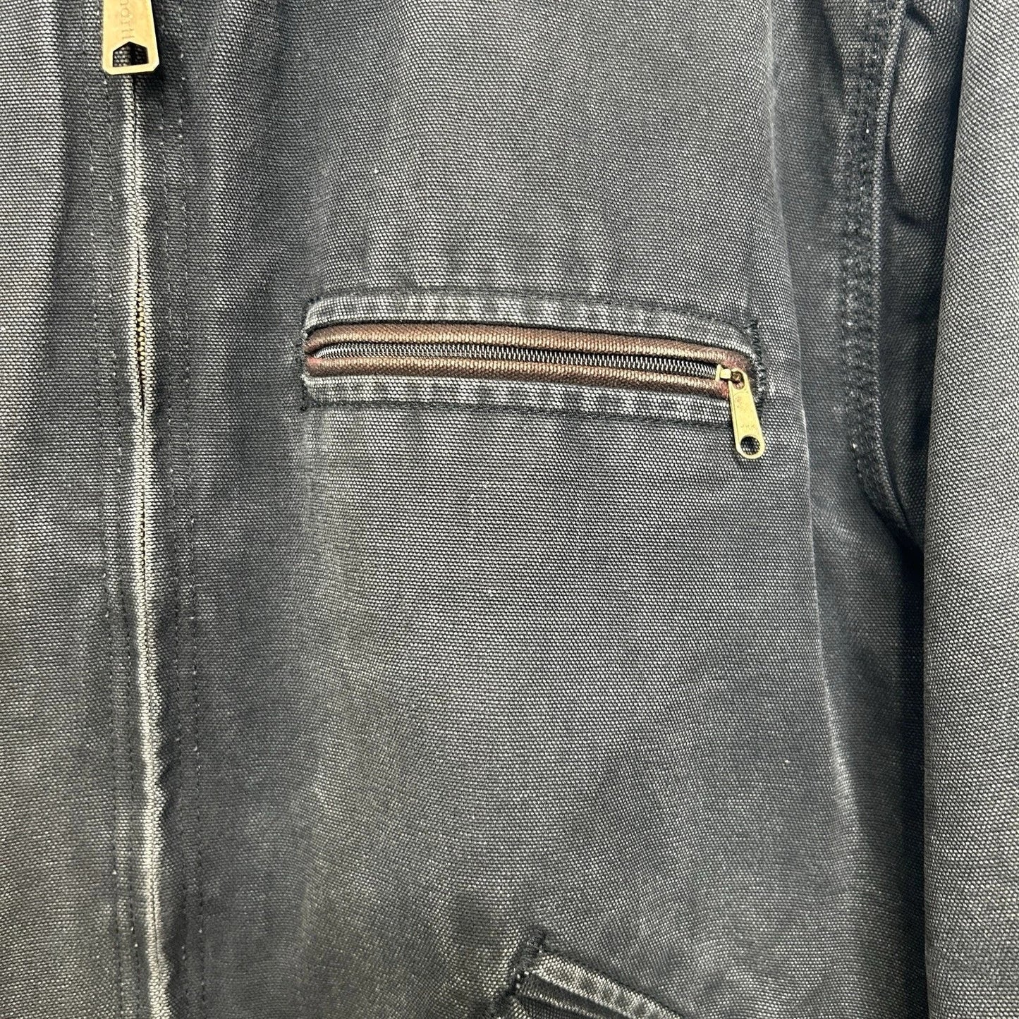 Y2K Carhartt Blanket-Lined Detroit Jacket “Black” J97 BLK