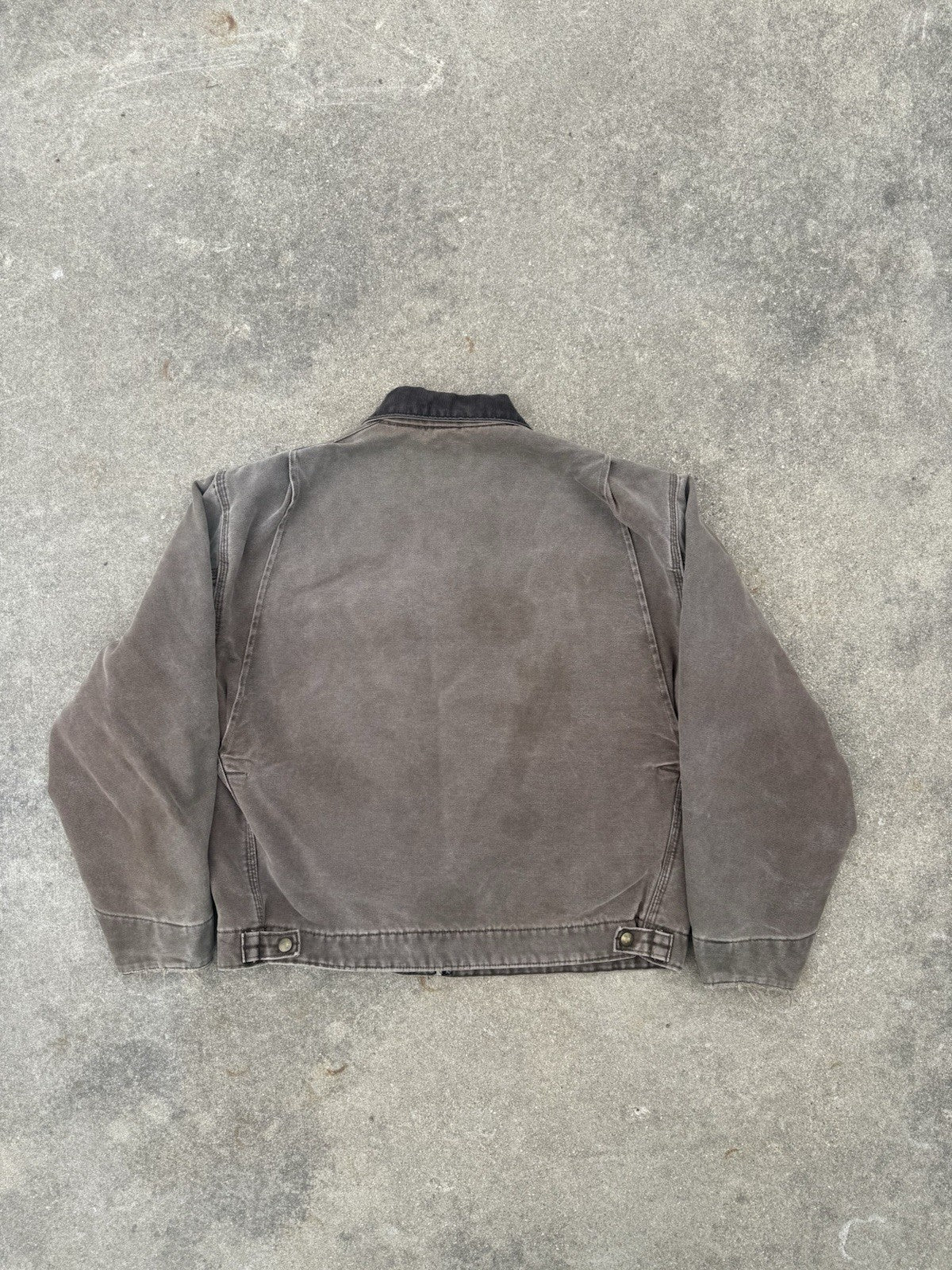 Vintage 90s J43 CHT Brown Carhartt Detroit Jacket Size L Made In USA