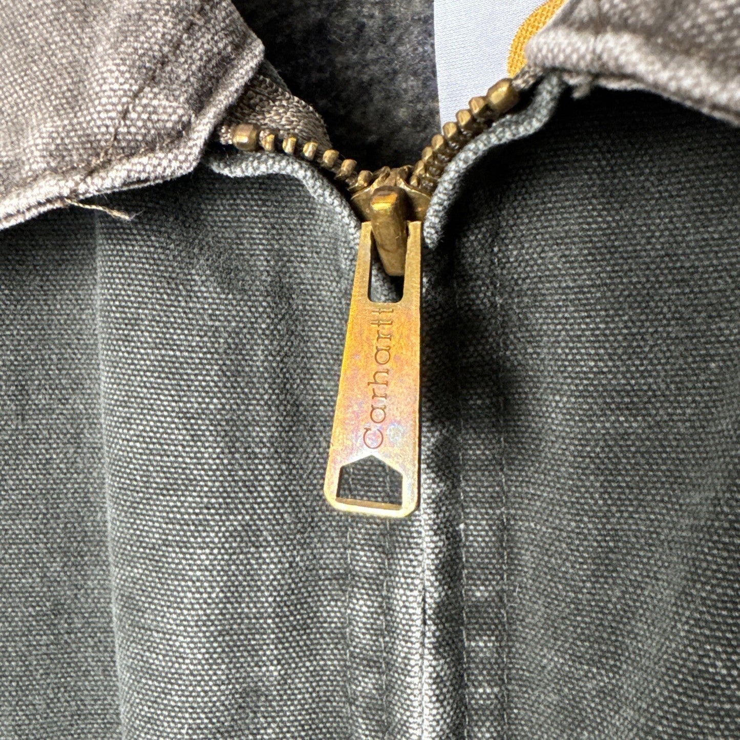 Carhartt J97 MOS Vintage Made In USA Green Blanket Lined Detroit Jacket Men’s S