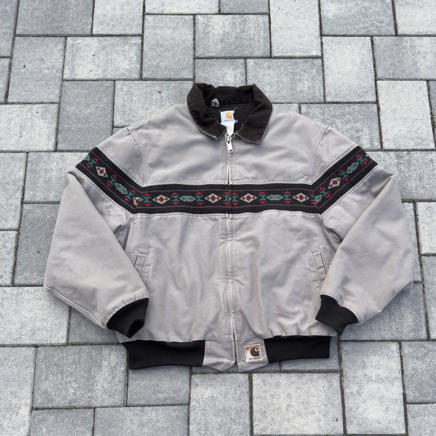 Carhartt Aztec Santa Fe Jacket “J77CMT” Grey