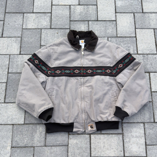 Carhartt Aztec Santa Fe Jacket “J77CMT” Grey