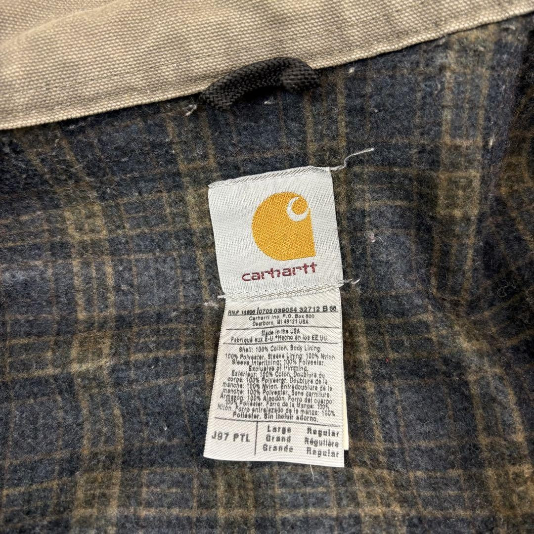 Carhartt J97 PTL Duck Detroit Jacket size L grey Men's stylish USA