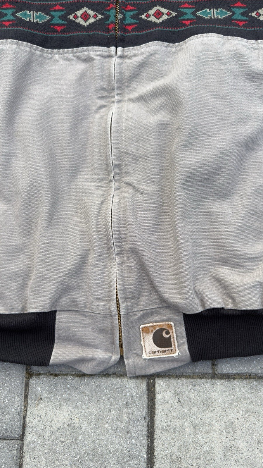 Carhartt Aztec Santa Fe Jacket “J77CMT” Grey