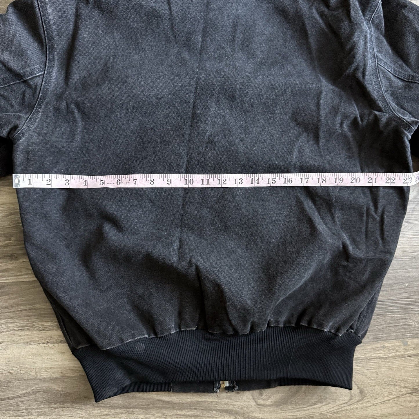 Vintage Carhartt J06 Jacket Mens Large Onyx Black Quilted Lined 90s USA Workwear