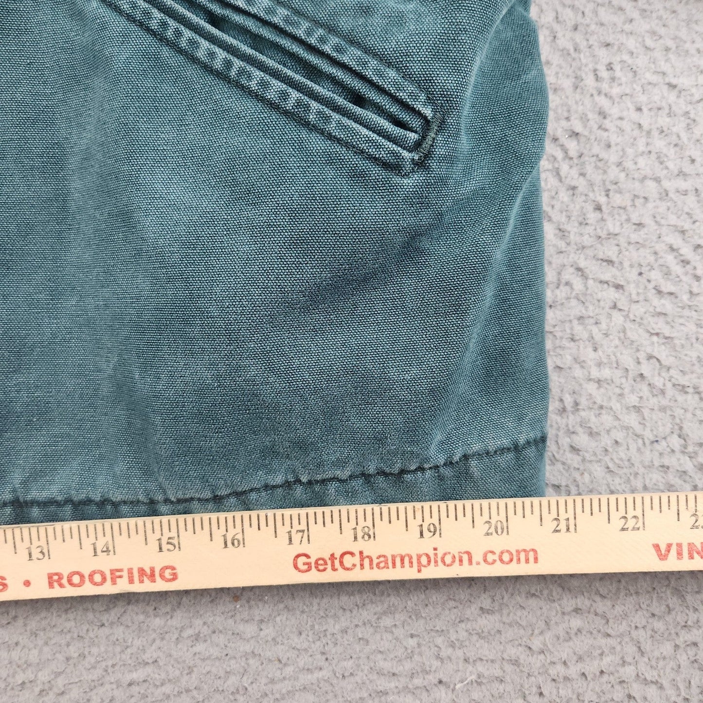 VTG Carhartt Detroit Jacket J43 HTG Hunter Green Large Regular USA Union 1998