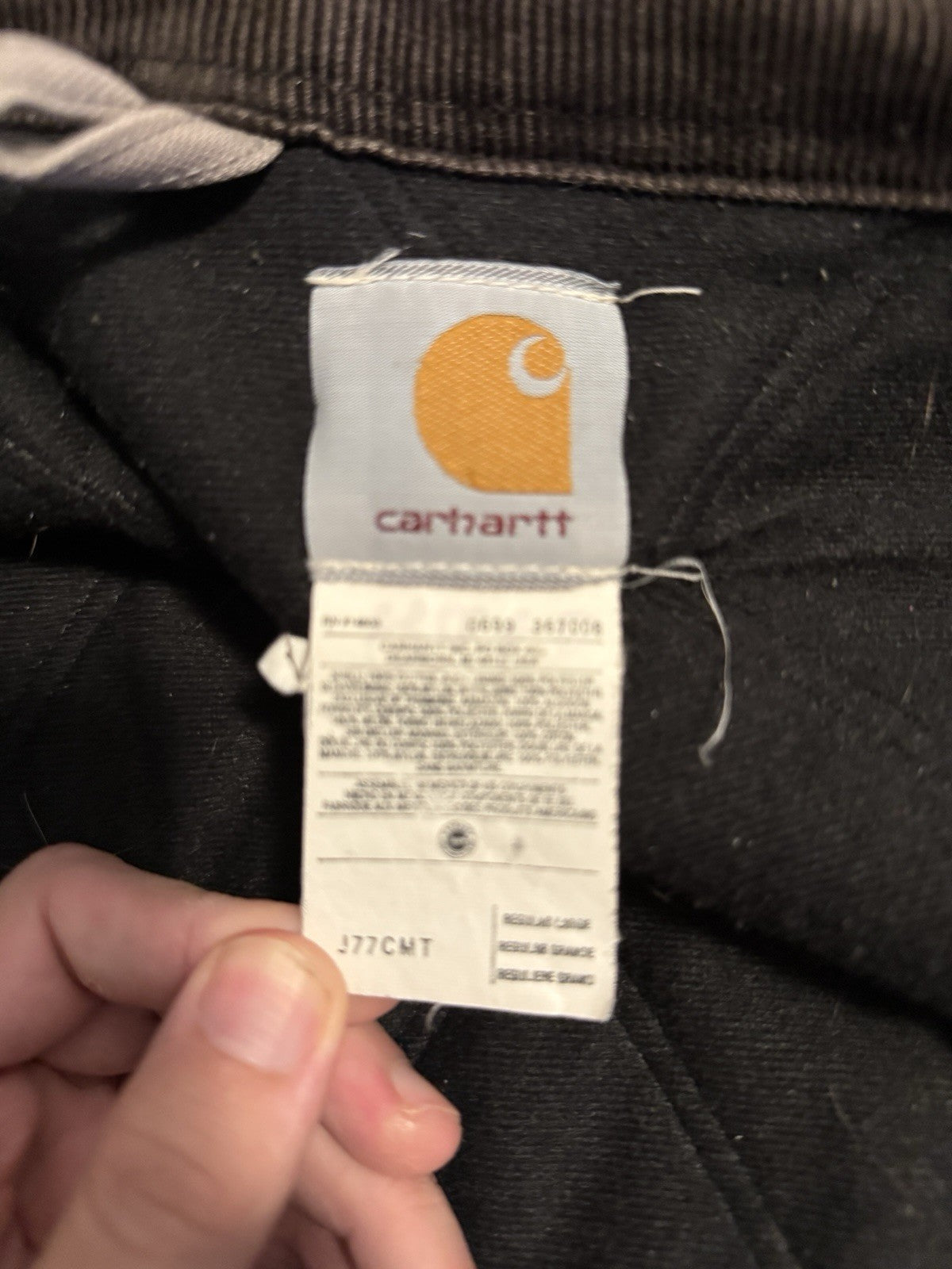 VTG 90s Carhartt SANTA FE Jacket AZTEC J77CMT Gray Large (L) Clean