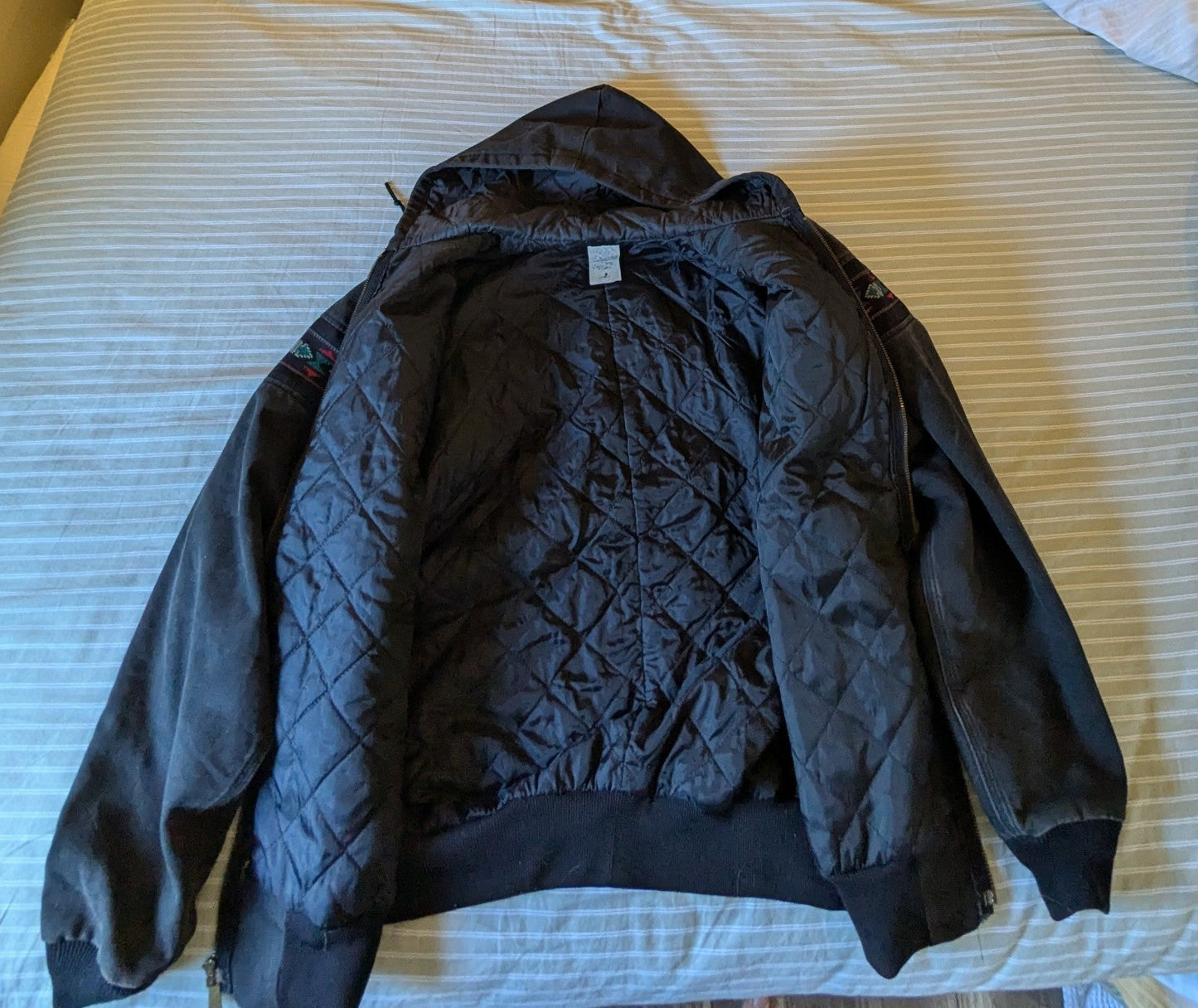 Vintage Aztec Black Carhartt Jacket Men’s XL