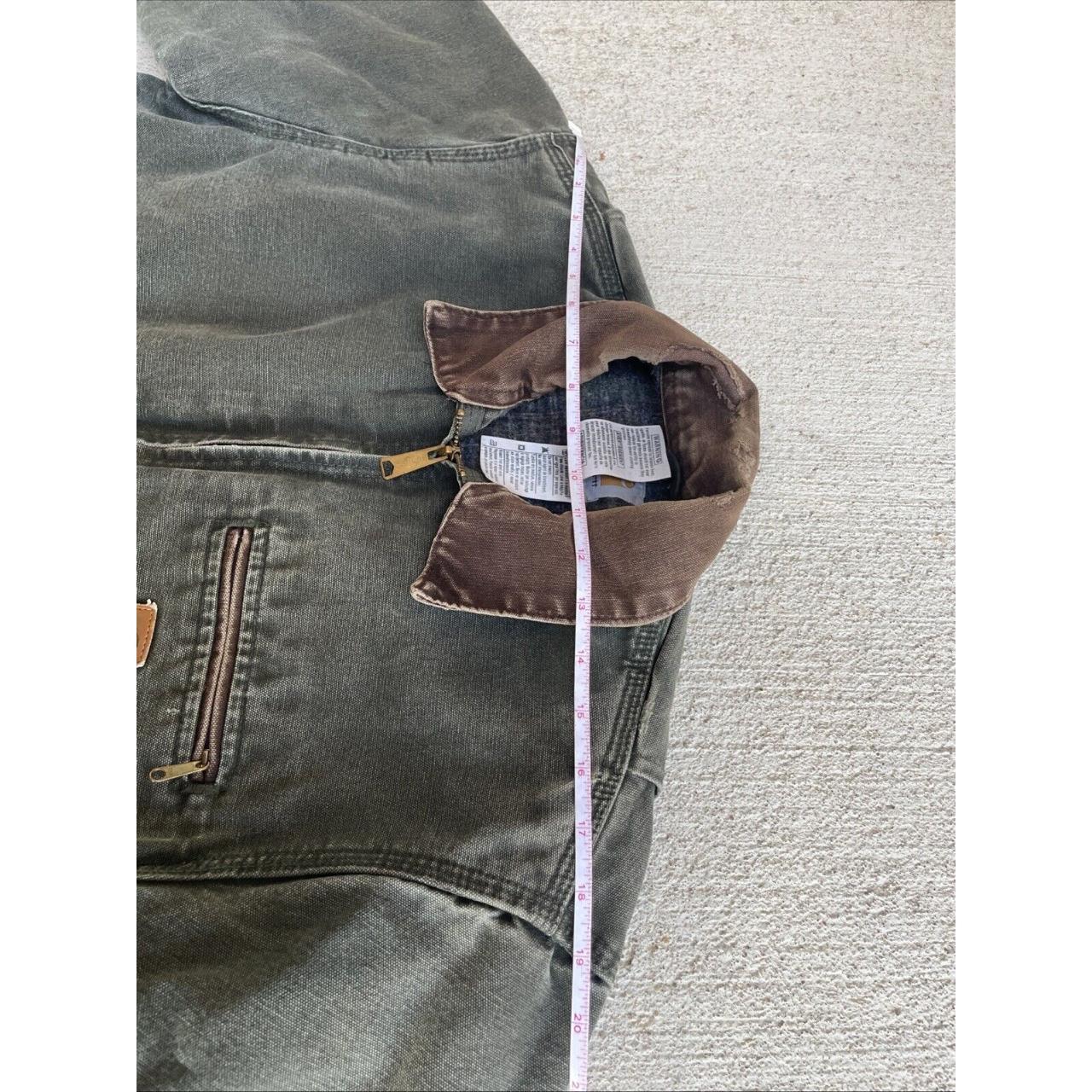 Carhartt Men's Green and Brown Jacket